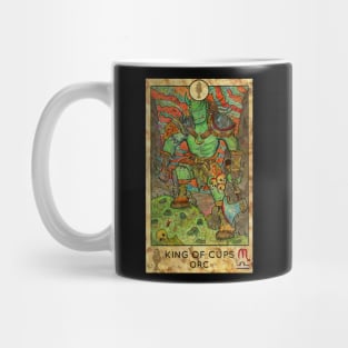 King Of Cups. Minor Arcana Tarot Card Design. Mug